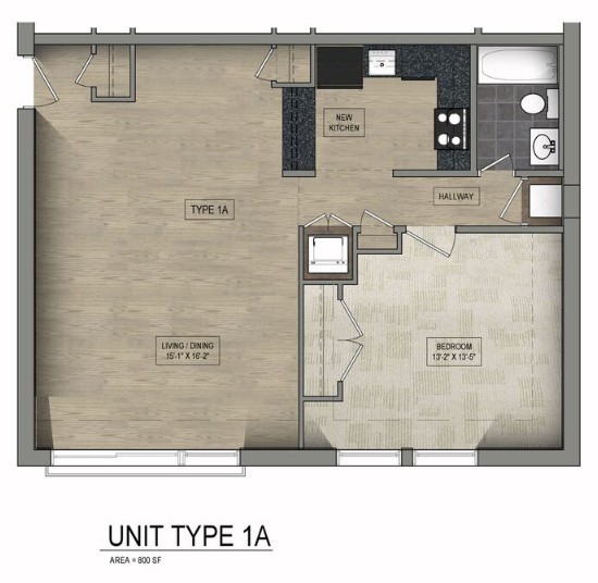 Floorplan - Parkway Overlook Apartments