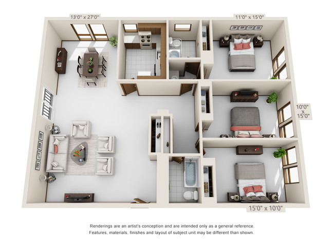 Floorplan - Wayzata Woods Apartments