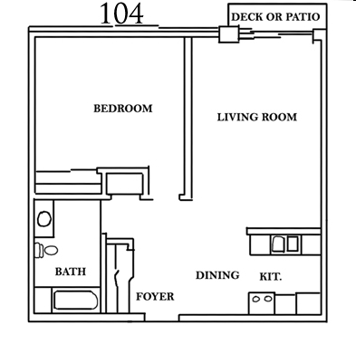 1BR/1BA - Parkshore Apartments