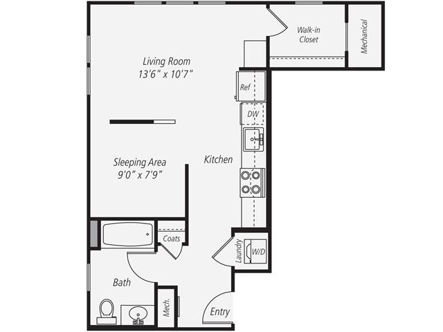 Floorplan - Avalon at Wesmont Station