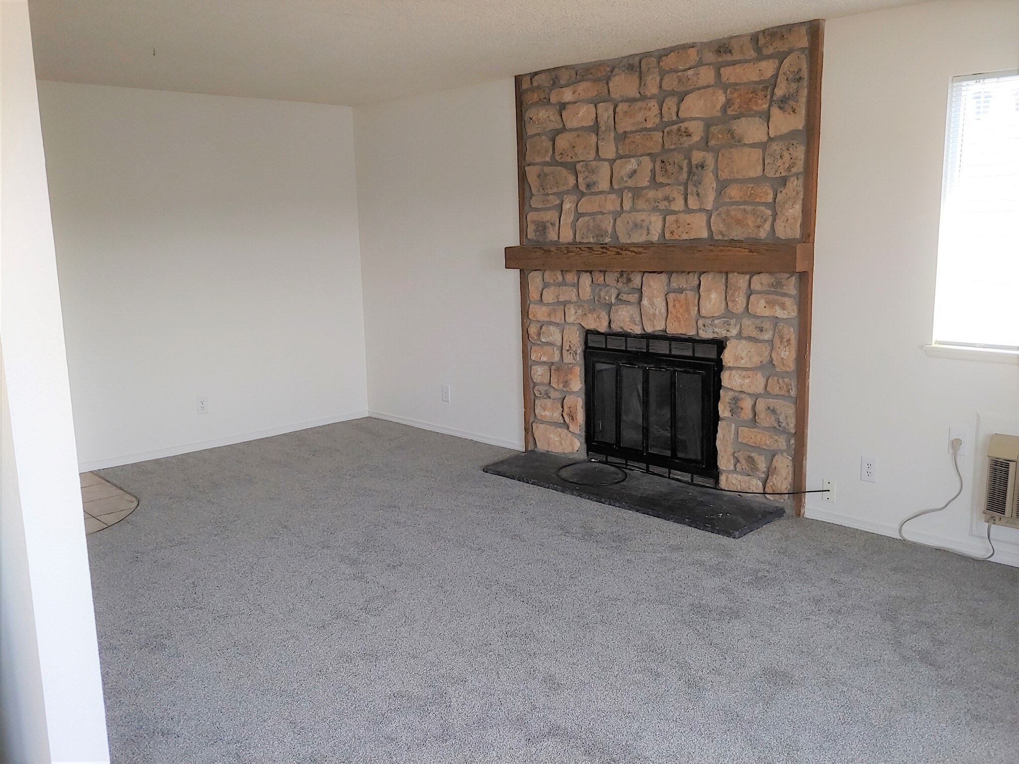 Wood Burning Fireplace in Living Room - 17652 E Loyola Dr