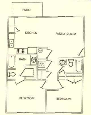 2BR/1BA - Cambridge Hill