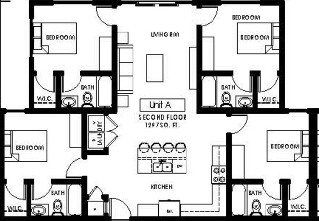 Floorplan - Welcome to our luxurious apartment community near NC State University in Raleigh, NC!