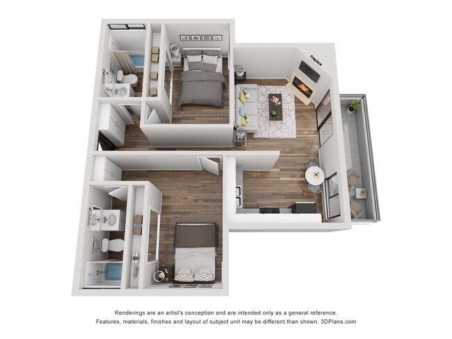 Floorplan - Palms View Apartments