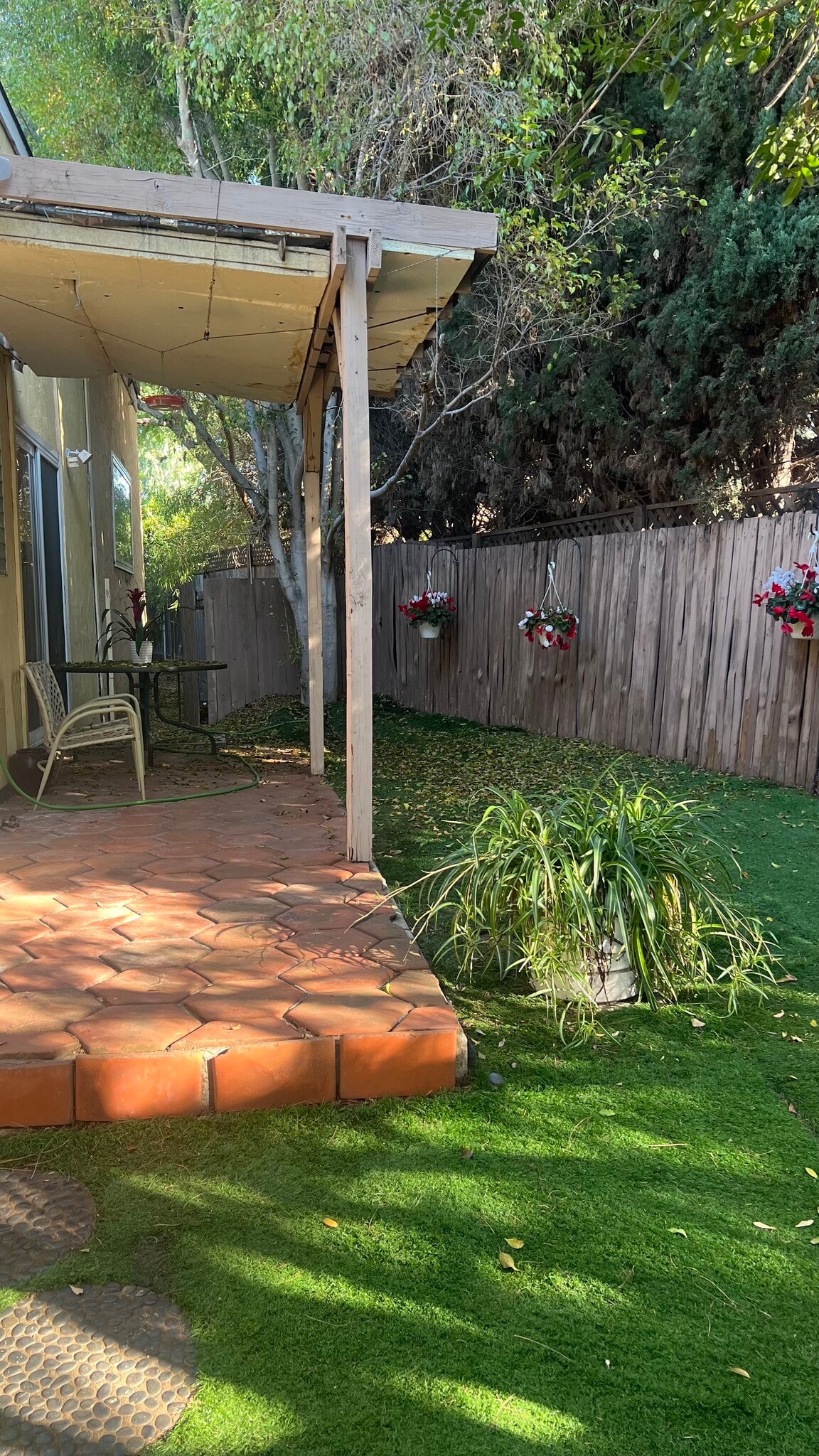 Side yard and patio private - 1824 Shadow Knolls Pl