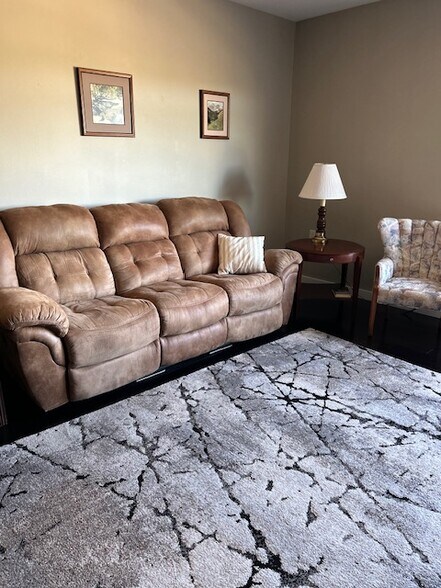 couch with double recliners - 400 N Richmond St