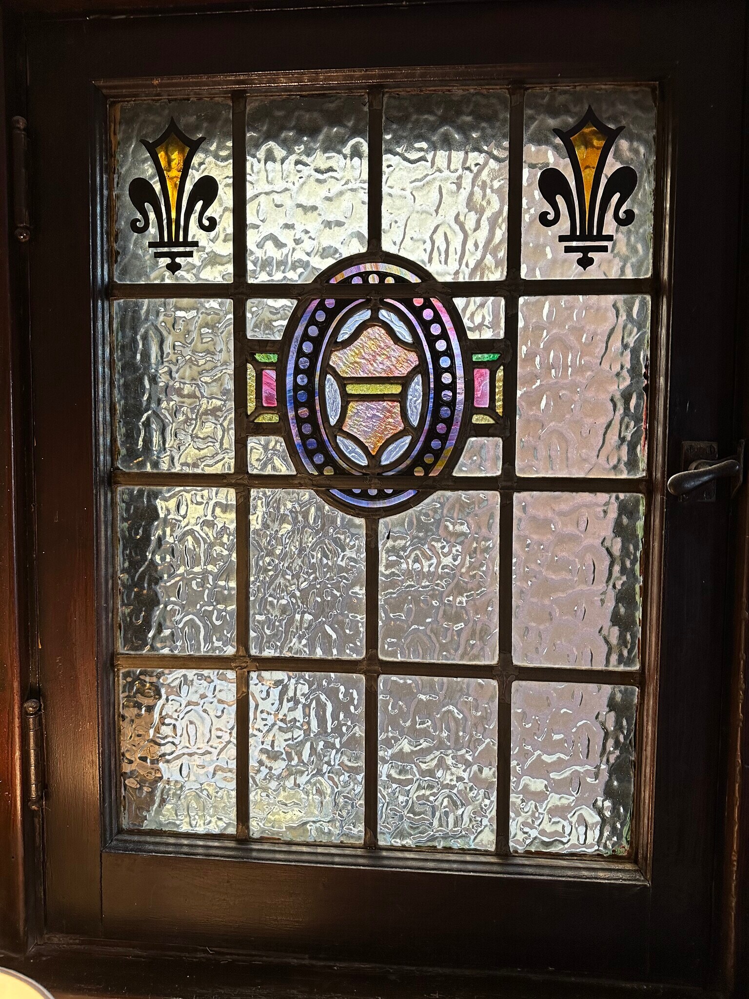 Original stained glass - 2533 Valley View Ct