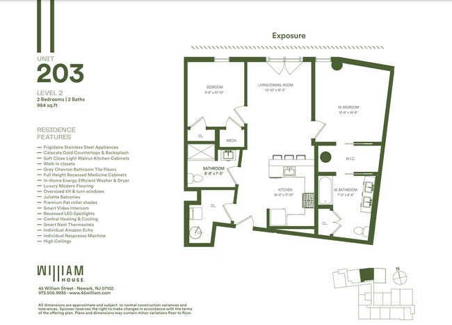 Floorplan - The William House