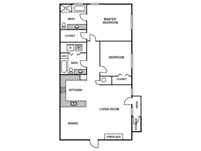 Floorplan - Karen Lake Apartments