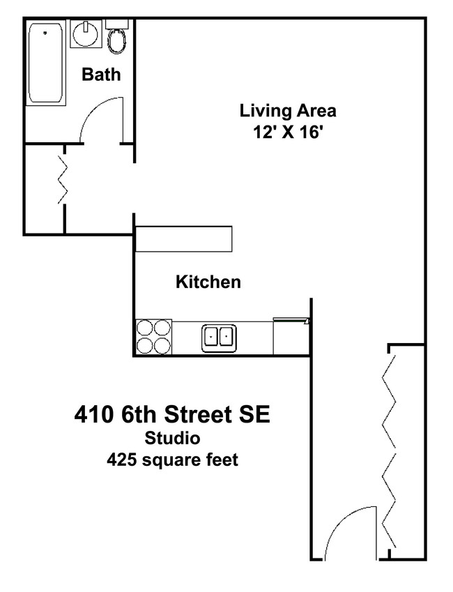 Floorplan - 410 Apartments