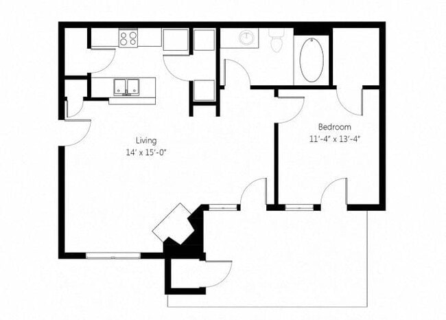 Floorplan - Lincoln Villas on Memorial