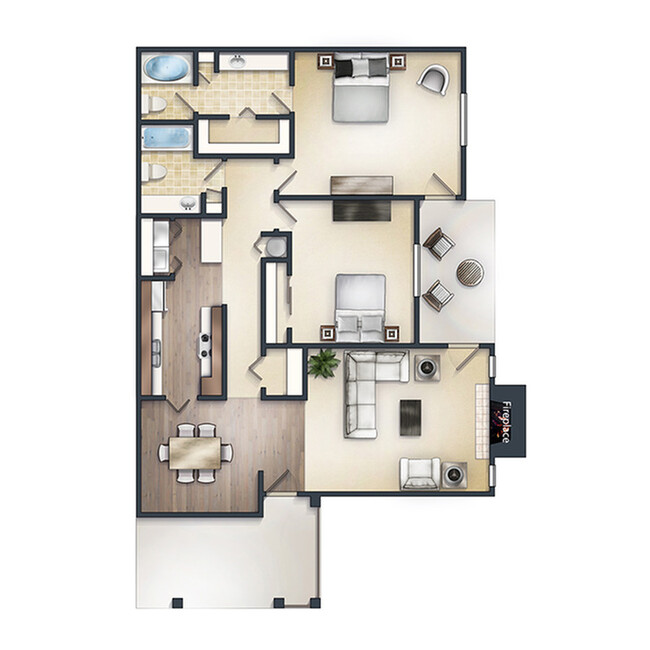 B1 Floor Plan - Halcyon at Cross Creek