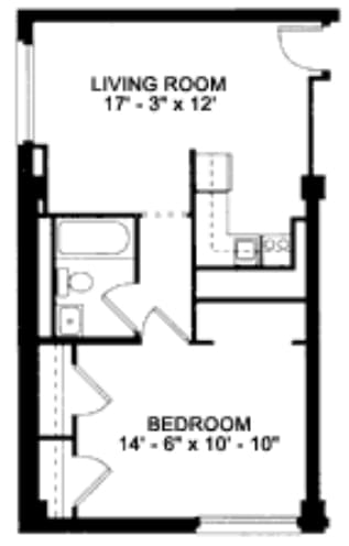 1BR/1BA - Vue at 3rd Street