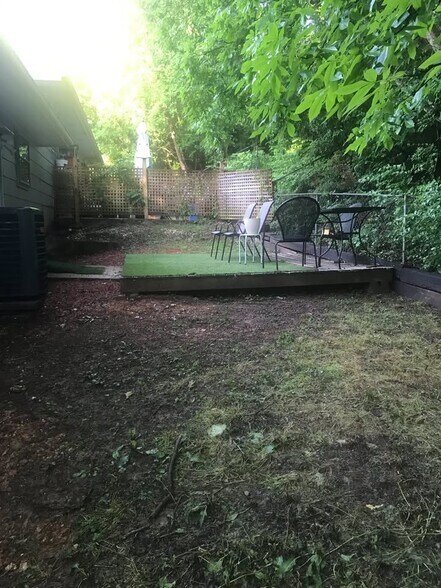 Back yard - fenced - 545 Bruning Ln