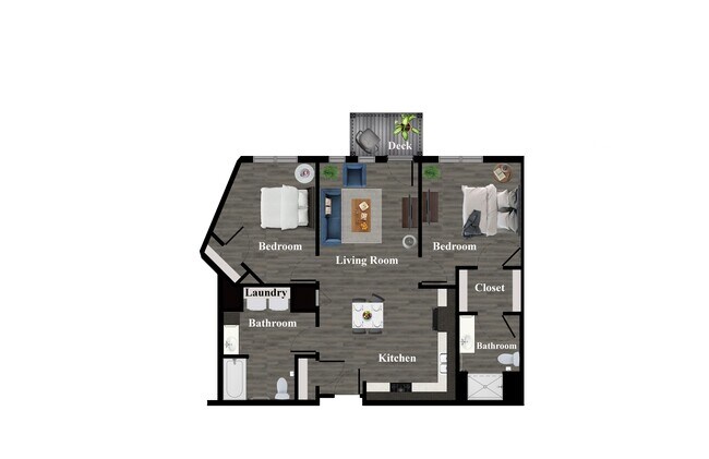 Floorplan - Vue Pointe Apartments
