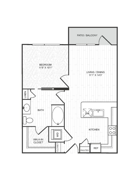 Floorplan - Moda Apartments