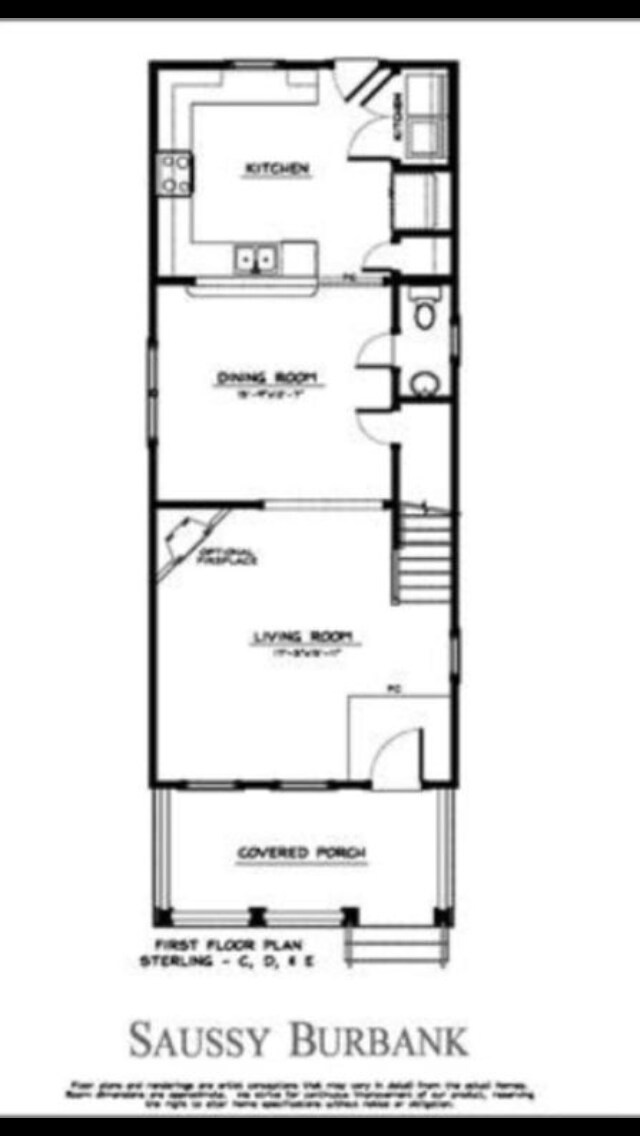 Floorplan - 1st floor - 133 Kensington St