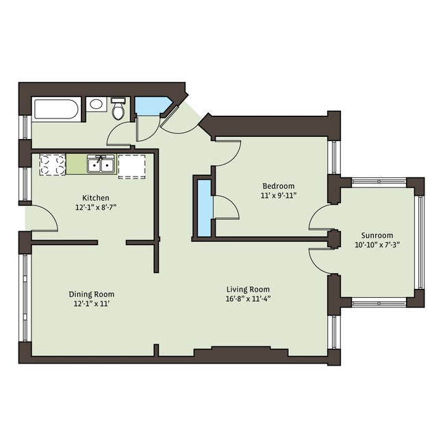 Floorplan - 5416 S. Woodlawn Avenue