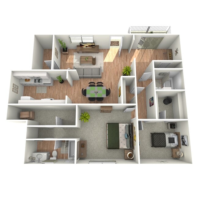 2 bed, 2 bath, - Trafalgar