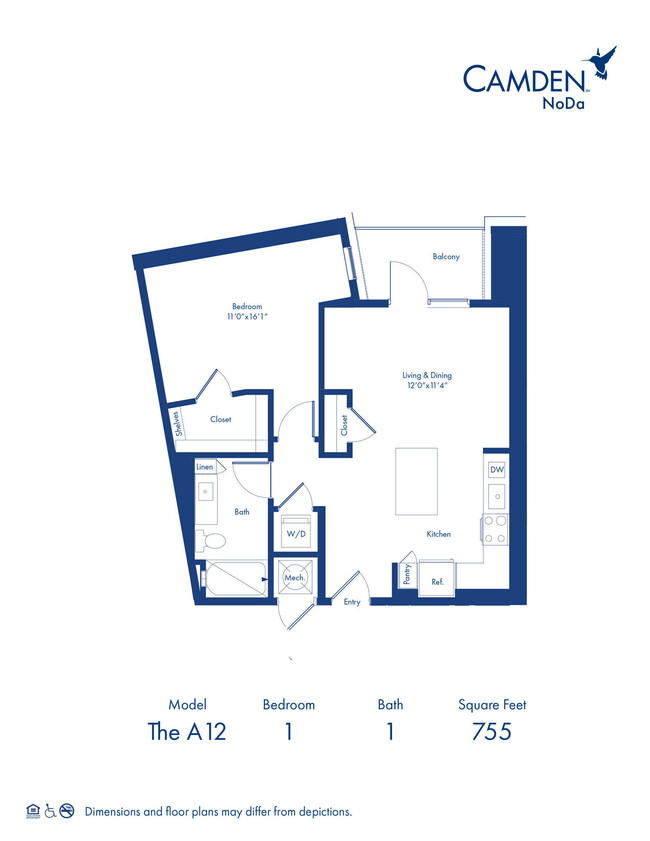 Floorplan - Camden NoDa