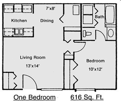 1BR/1BA - Quail Run