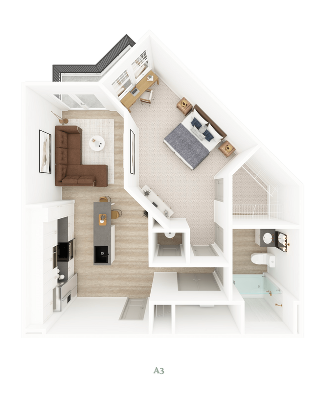 Floorplan - District on the Etowah Apartments
