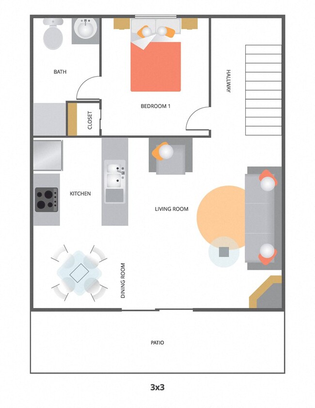 Floorplan - Fairway Villas Apartment Homes