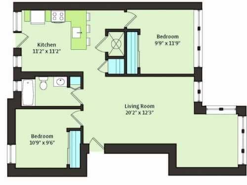 2BR/1BA - 5234-5244 S. Ingleside Avenue