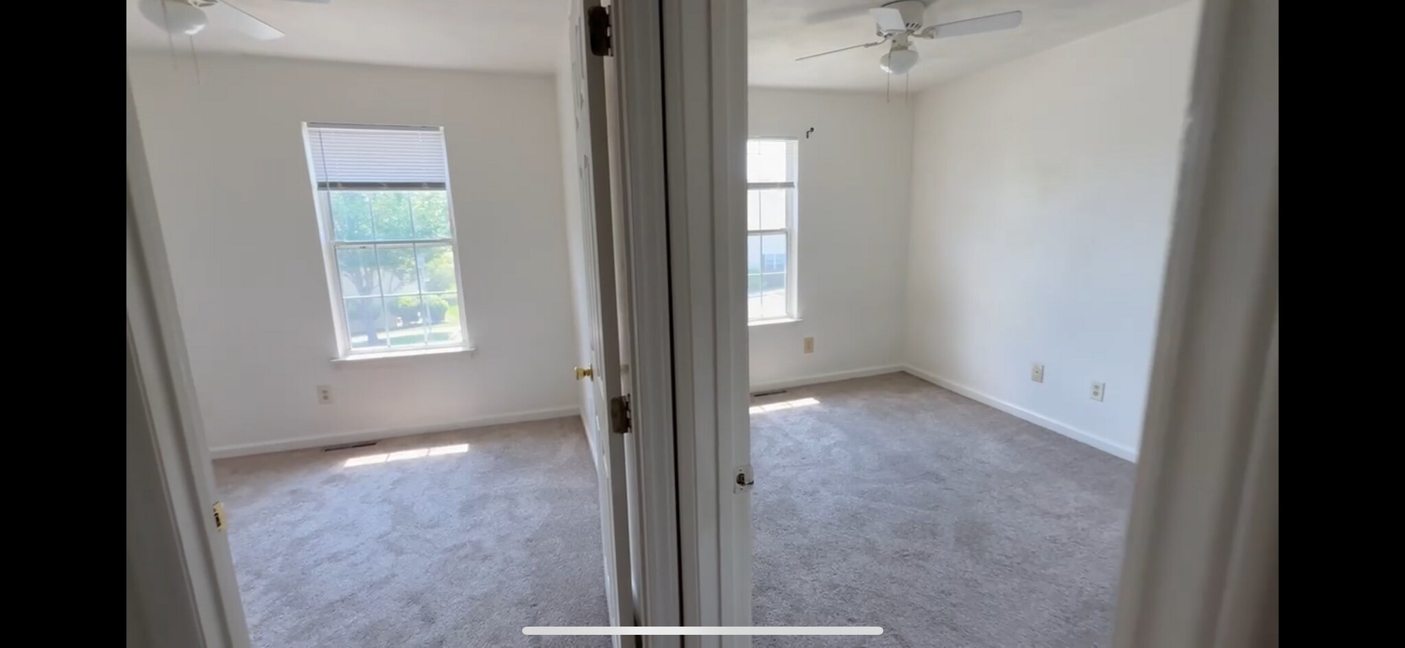 Looking to front of townhome. Two bedrooms - 834 Patrick Henry Dr