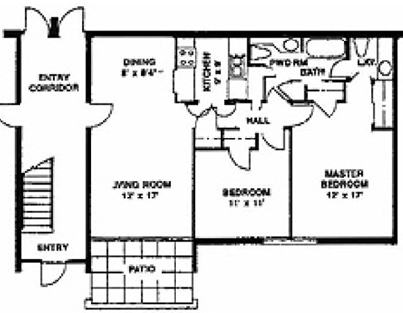 2BR/1.5BA - Salemview Apartments