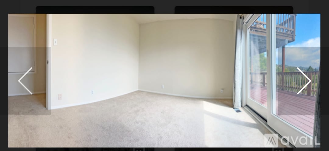 Master bedroom with a sliding door - 44 Reed Ranch Rd