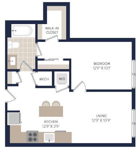 Floorplan - Rise Temple I & II Property List - RentCafe USE ONLY