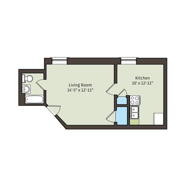 Floorplan - 5405-5407 S. Woodlawn Avenue