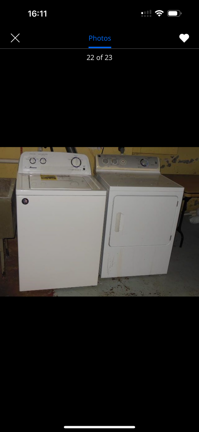 Washer and electric dryer - 1651 10th Ave