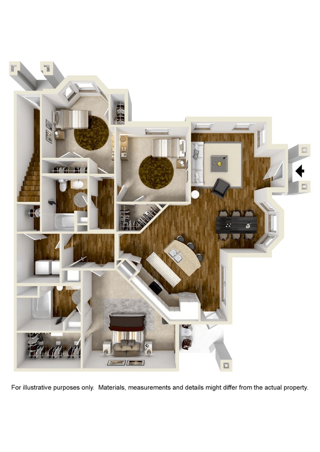 Floorplan - Audubon Park Apartment Homes