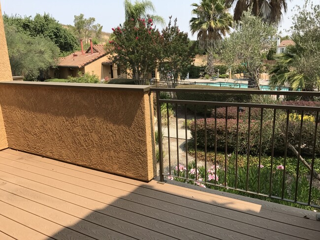 Balcony and garden view - 470 Bollinger Canyon Ln