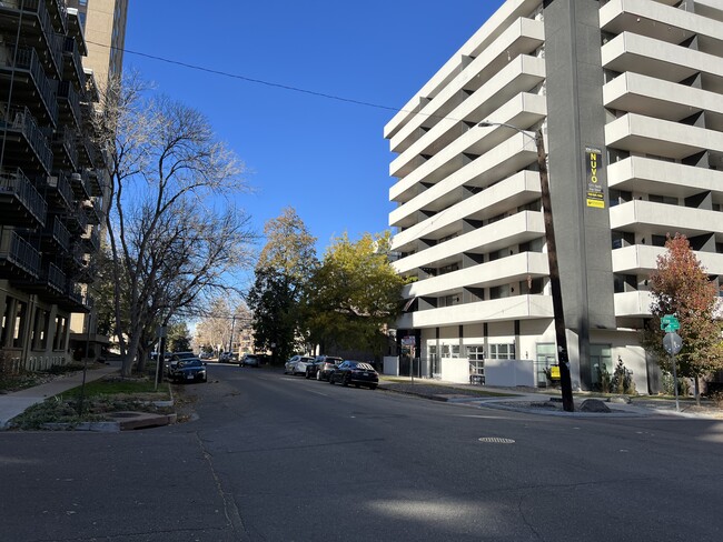 View down 12th Ave towards Cheesman Park - 1166 Vine St