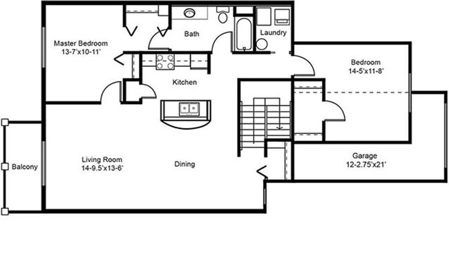 Building Photo - Condo Style Upper 2 Bedroom 1 Bathroom Apartment Available