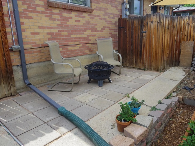 back yard patio - 4038 Kalamath St