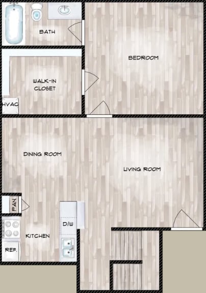 Floorplan - Ashley Square Apartments