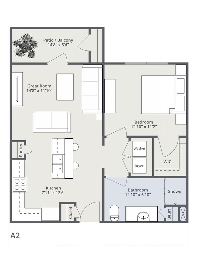 Floorplan - Atlas Point at Prestonwood, 55+ Apartments