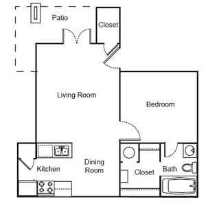 Floorplan - Forest Pointe Apartments