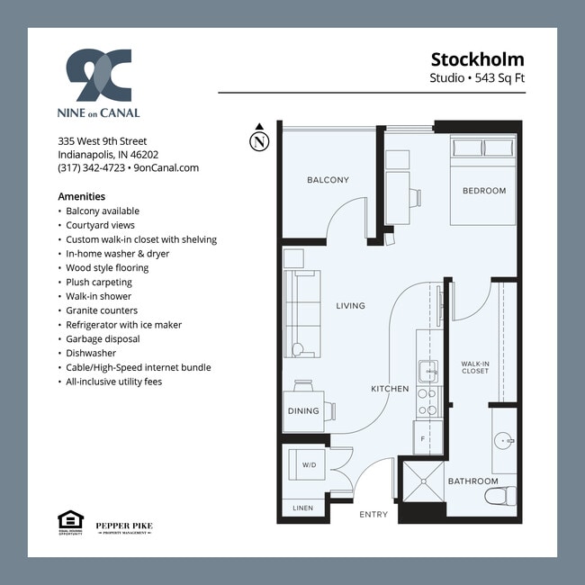Floorplan - 9 on Canal