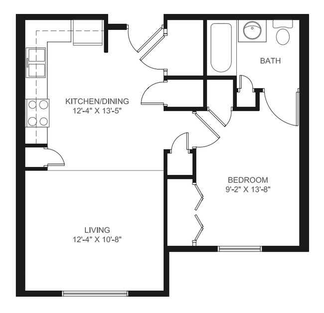 1BR/1BA - Shannon Apartments