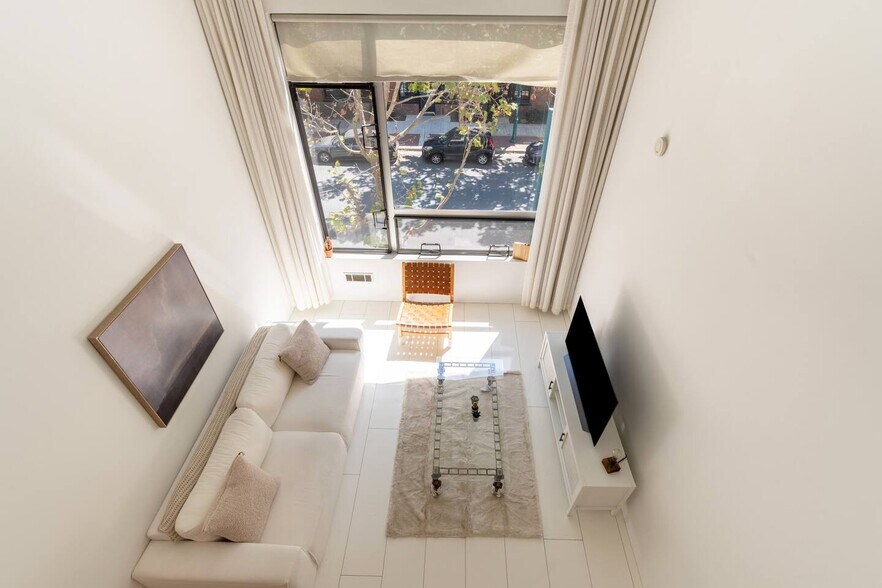 Living space from loft - 1510 Park Ave