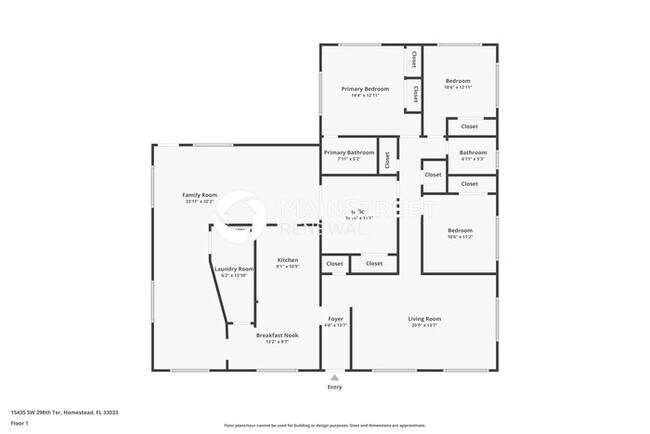 Building Photo - 4 Bedroom Pet-Friendly Home in Homestead, FL with Main Street Renewal