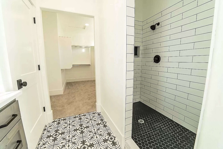 Primary Shower and Walk-in Closet - 3685 W 2510 S
