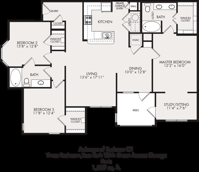 Floorplan - Auberge of Burleson