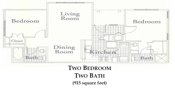 2BR/2BA - Willow Creek Villas