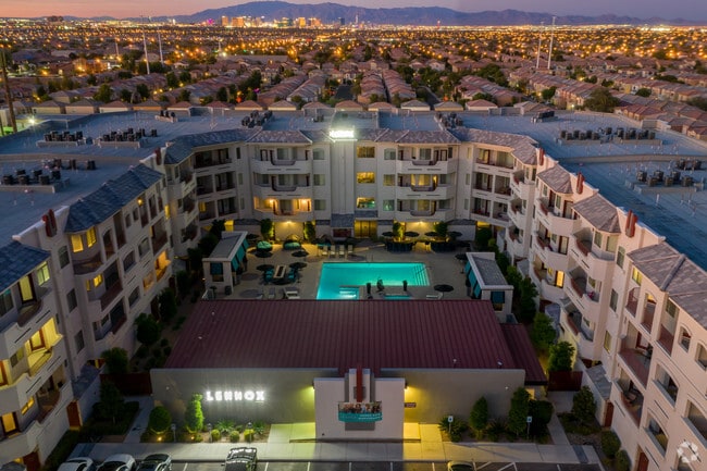 Leasing Office and Pool Area - The Lennox Las Vegas